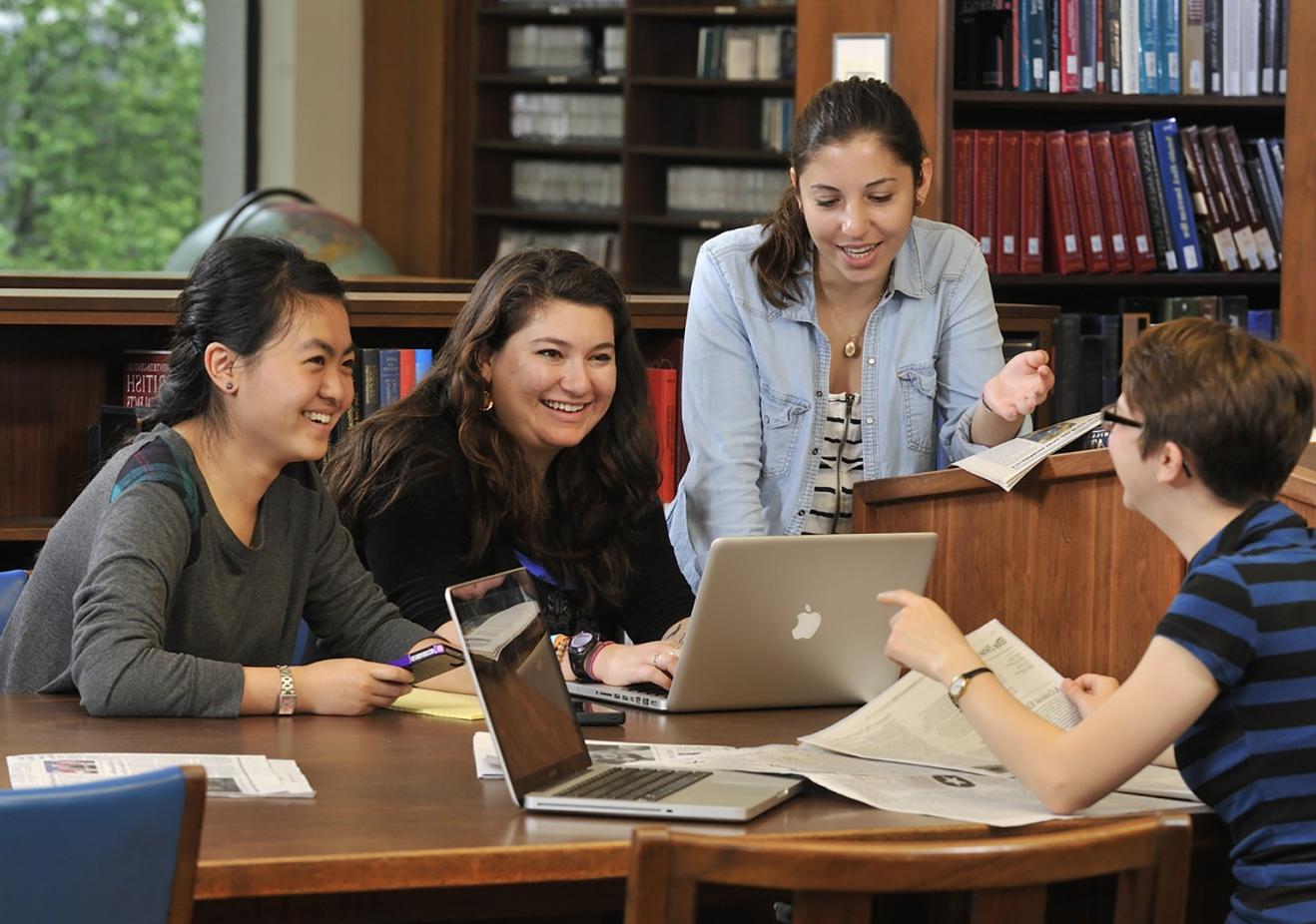 Students in Library